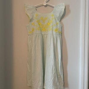 Toddler girls embroidered dress